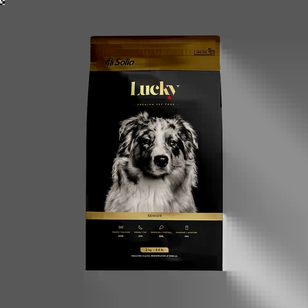 Concentrado Lucky para perros Senior por 2 Kg