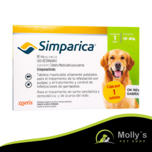 Simparica Antiparasitario Perros 20 - 40 Kg