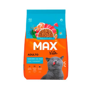 Max Vita para Gatos Adultos Sabor del Mar Atún y Camarón de 3 Kg