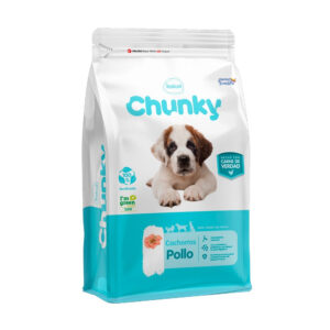 Chunky Cachorros: Nutritivo Alimento para Perros con Pollo