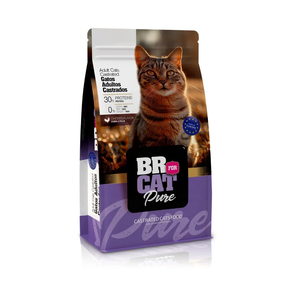 Br For Cat Adultos Castrados Sabor a Pollo