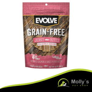 Snack sin granos para perros: Salmón Evolve delicioso - 340 gr