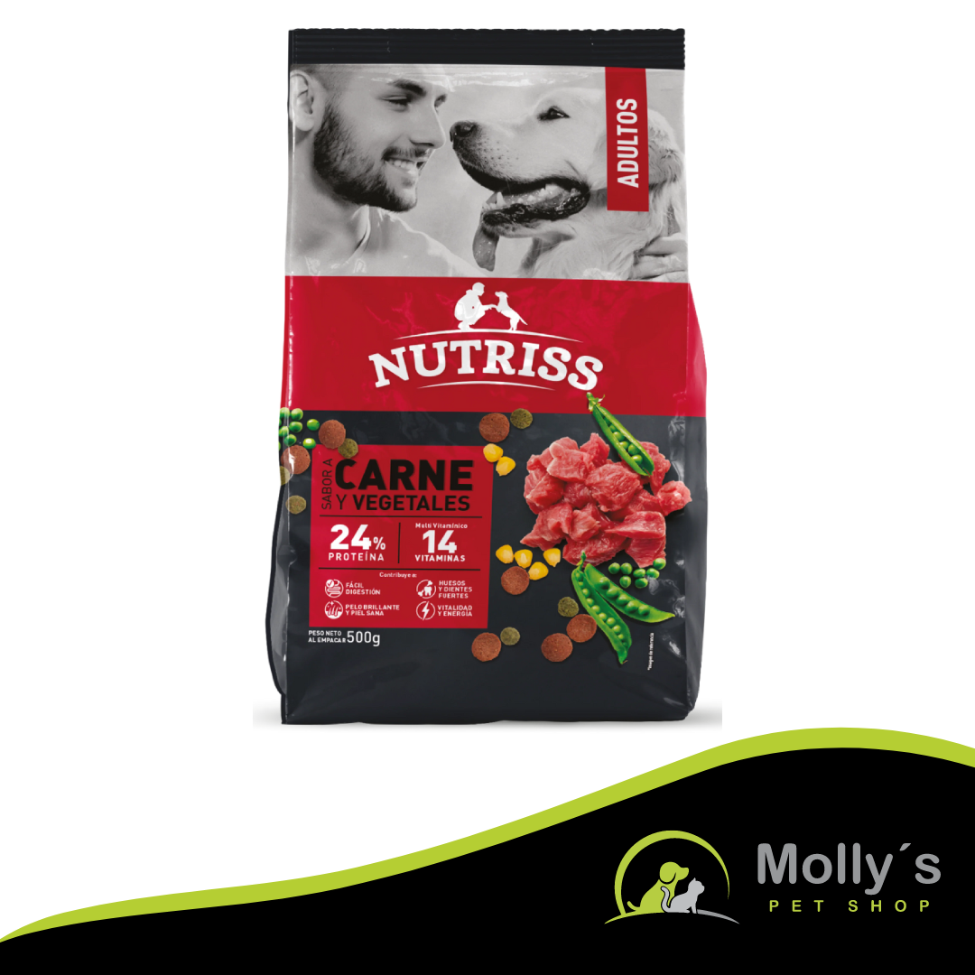 Nutriss adulto Carne y vegetales - 30 kg