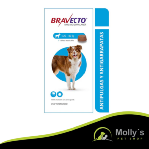 Bravecto 12 Semanas Antiparasitario Perro 20 - 40 Kg