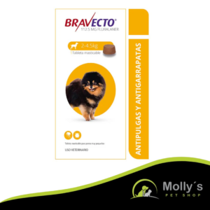 Bravecto 12 Semanas Antiparasitario Perro 2 - 4.5 Kg
