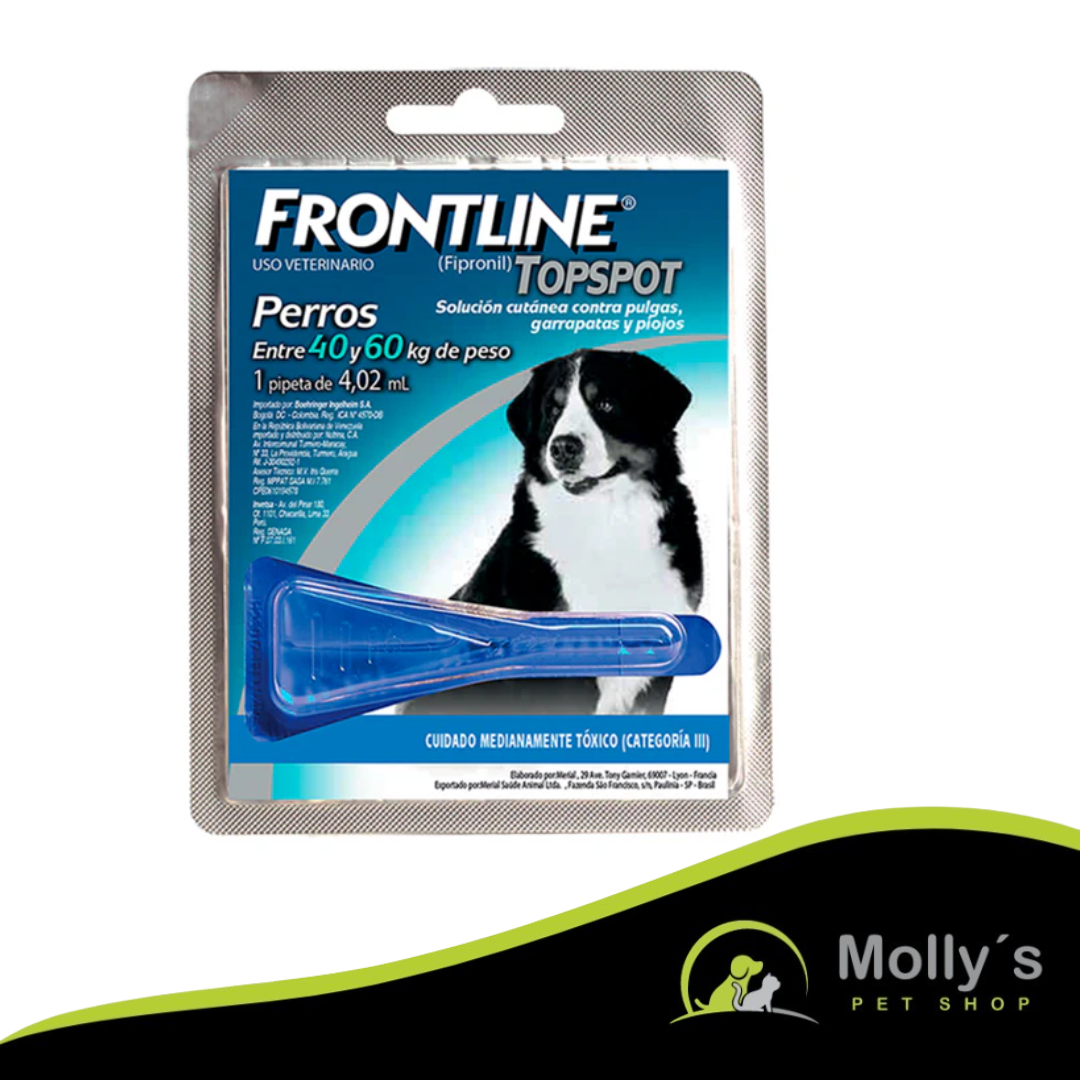 Frontline Antiparasitario Perro Pipeta 40 - 60 Kg