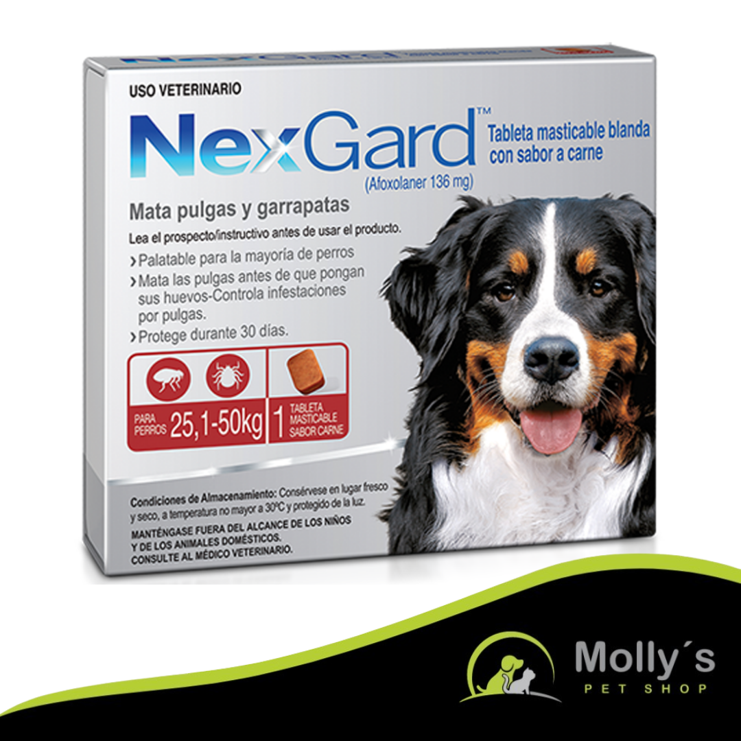 Nexgard Antiparasitario Perro 25.1 - 50Kg