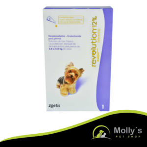 Revolution 12% Antiparasitario para perros de 2.6 a 5 Kg