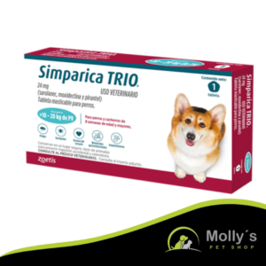 Simparica Trio Antiparasitario Perro 10 - 20 Kg