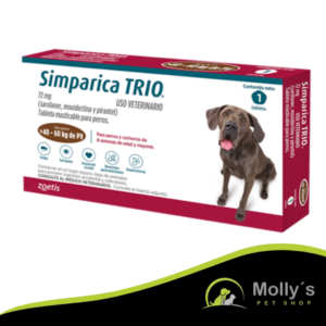 Simparica Trio Antiparasitario Perro 40 - 60 Kg