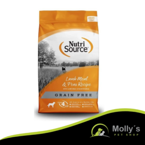 Nutrisource - Alimento para perros sin granos: cordero y guisantes