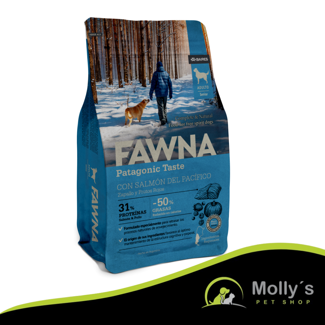 Fawna Salmón Del Pacífico Perro Adulto Senior