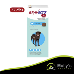 Bravecto Antiparasitario 37 Días Perros de 20 - 40 Kg