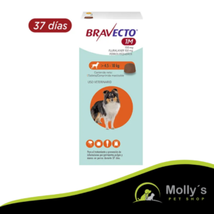Bravecto Antiparasitario 37 Días Perros de 4.5 - 10 Kg