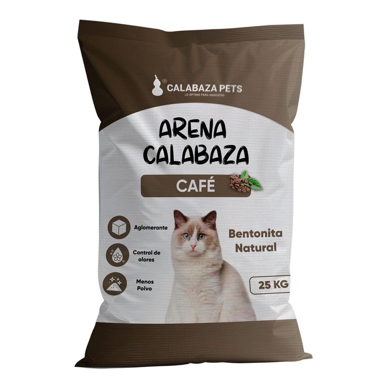 Calabaza Pets- Arena para gatos aroma Café