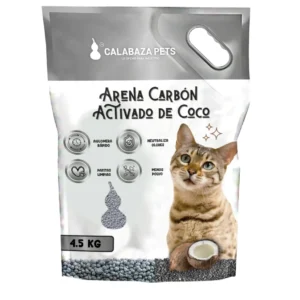 Calabaza Pets - Arena para gatos Aroma Carbón Activado de Coco