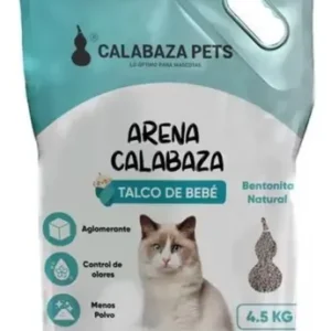 Calabaza Pets - Arena para gatos Talco de Bebe