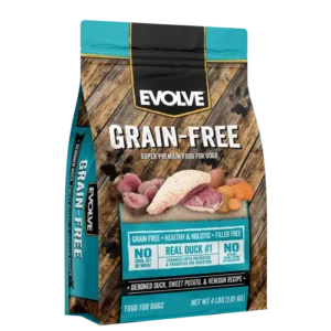Alimento sin granos para perros: Evolve pato y venado