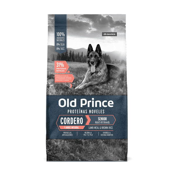 Old Prince Novel Perros Adultos Senior Sabor Cordero