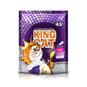 Arena Sanitaria King Cat Aroma Lavanda 25 Kg