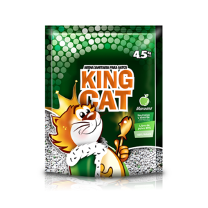 Arena Sanitaria King Cat Aroma Manzana 25 Kg