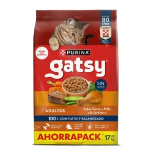 Gatsy Gatos Adultos Sabor Pollo y Carne 17 kg