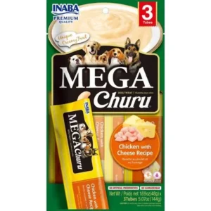 Inaba Dog Snack Mega Churu 3 Piezas - Pollo y Queso 144 gr