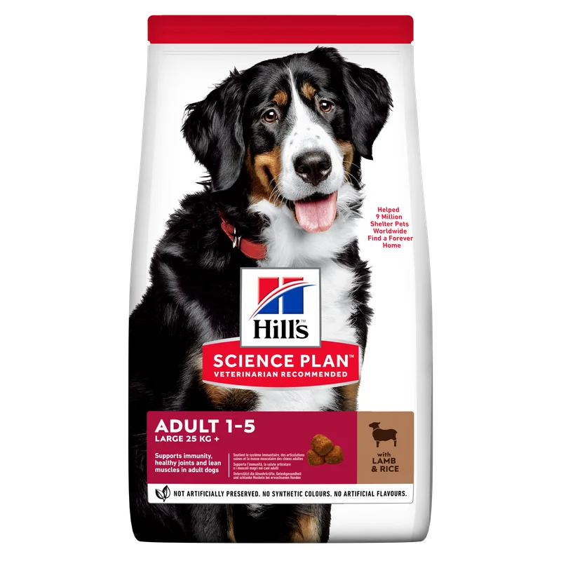 Alimento para Perros Grandes: Hill's Science Plan Adult Raza Grande Cordero y Arroz