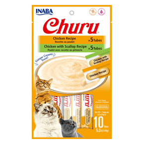 Inaba Cat Snack Churu 10 Piezas - chicken Variedad 140 gr