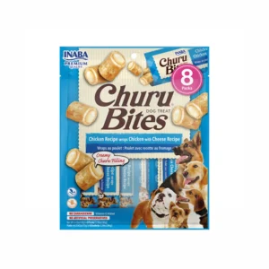 Inaba Dog Snack Churu Bites Pollo Wraps 8 Piezas - Pollo con Queso 96 gr