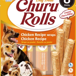 Inaba Dog Snack Churu Rolls 8 Piezas Pollo 96 gr