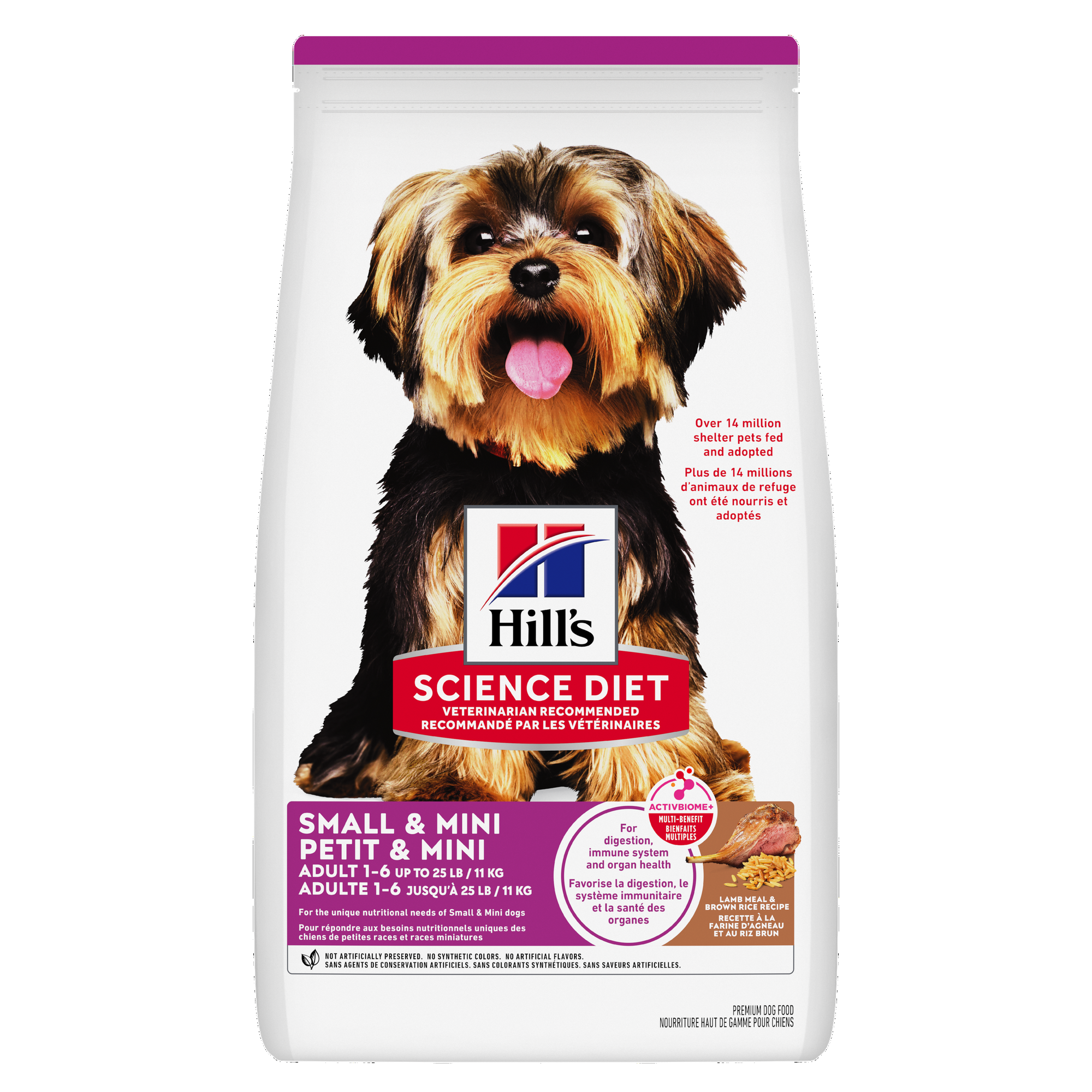 Hills Science Diet Perros Adultos Razas Pequeñas y Mini Small Bites Cordero