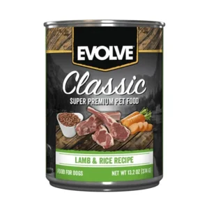 Evolve Lata Lamb-Cordero 374 gr: comida enlatada para perros cordero evolve