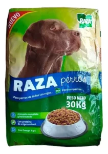Raza Perros Adultos Sabor Carne 30 Kg