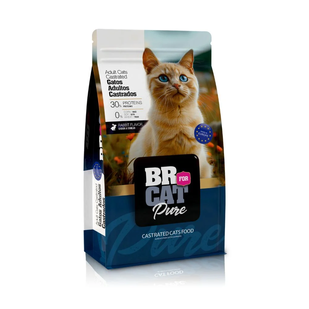 Br For Cat Gatos Adultos Sabor Conejo 3 Kg