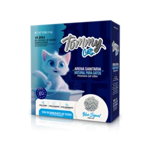 Arena Sanitaria Tommy Premium Cats Litter Blue Signal 5 Kg