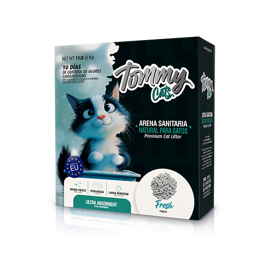 Arena Sanitaria Tommy Premium Cat Litter Fresh 5 Kg